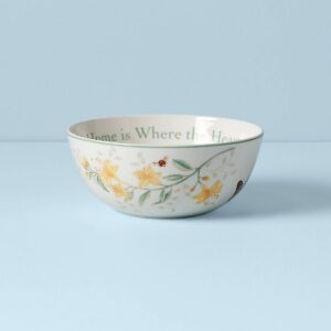Inspirational Floral Porcelain Bowl